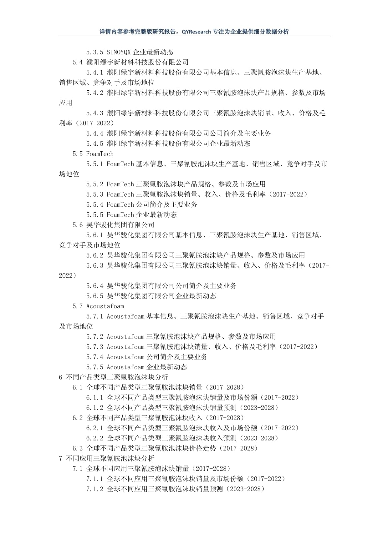 全球与中国三聚氰胺泡沫块市场现状及未来发展趋势-2022版本